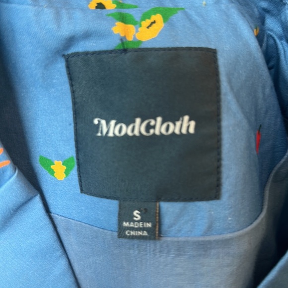 Modcloth Retro Novelty Button down Farmer's Market Design Dress - Picture 6 of 6